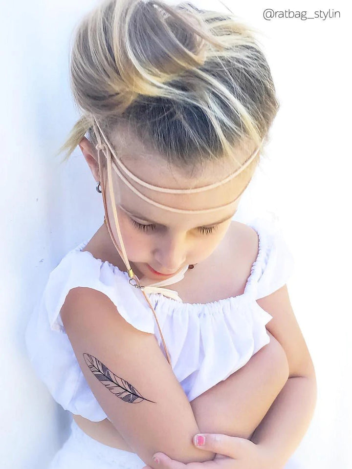 Ducky Street Feathers Temporary Tattoos - #HolaNanu#NDIS #creativekids