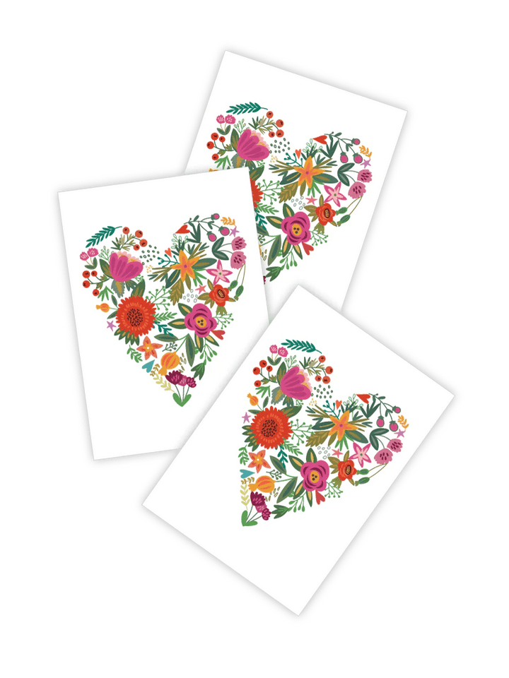 Ducky Street Flower Heart Temporary Tattoos - #HolaNanu#NDIS #creativekids