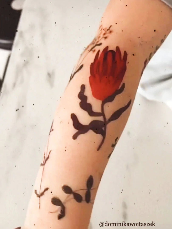 Ducky Street Flowers & Herbs Temporary Tattoos - #HolaNanu#NDIS #creativekids
