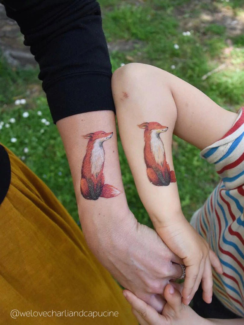 Fox Temporary Tattoo / Animal Tattoos - Etsy