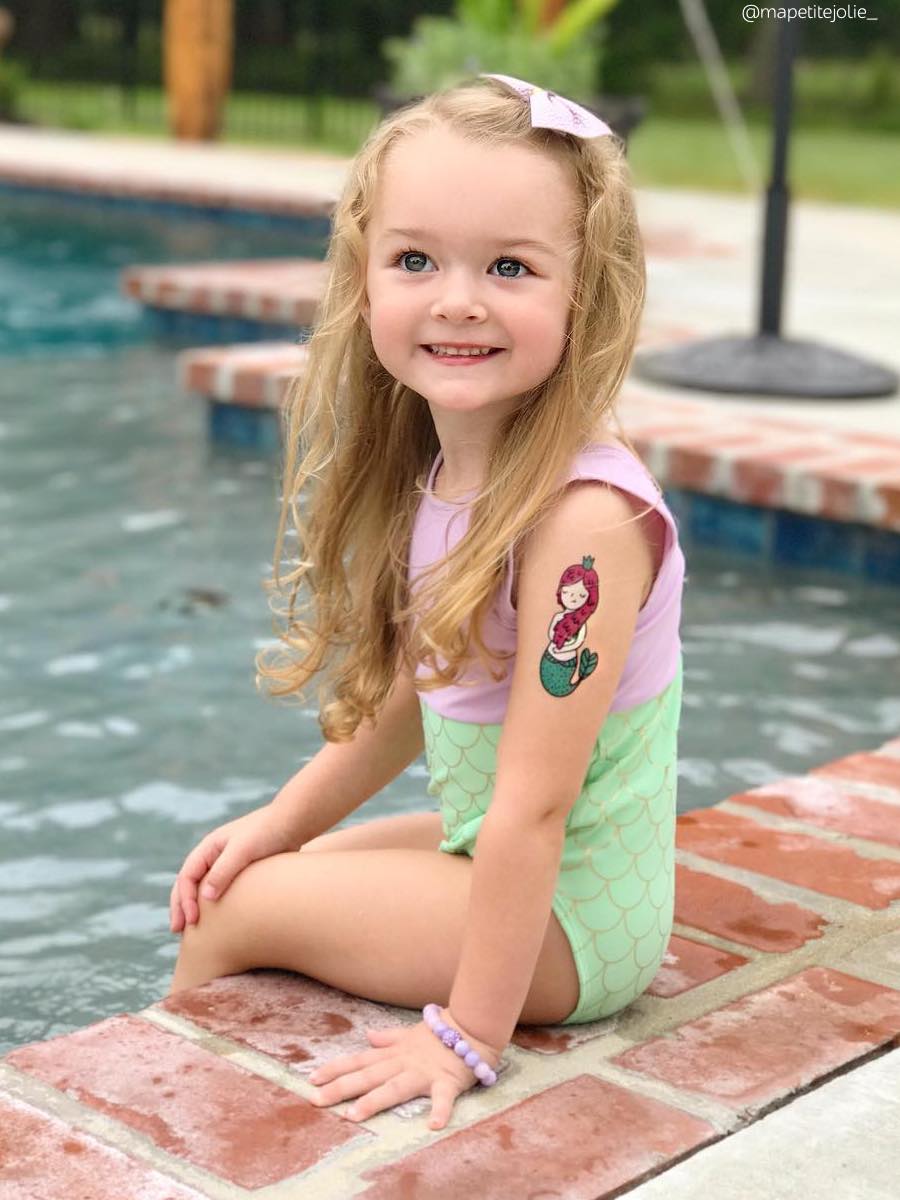 Ducky Street Little Mermaid Temporary Tattoos - #HolaNanu#NDIS #creativekids