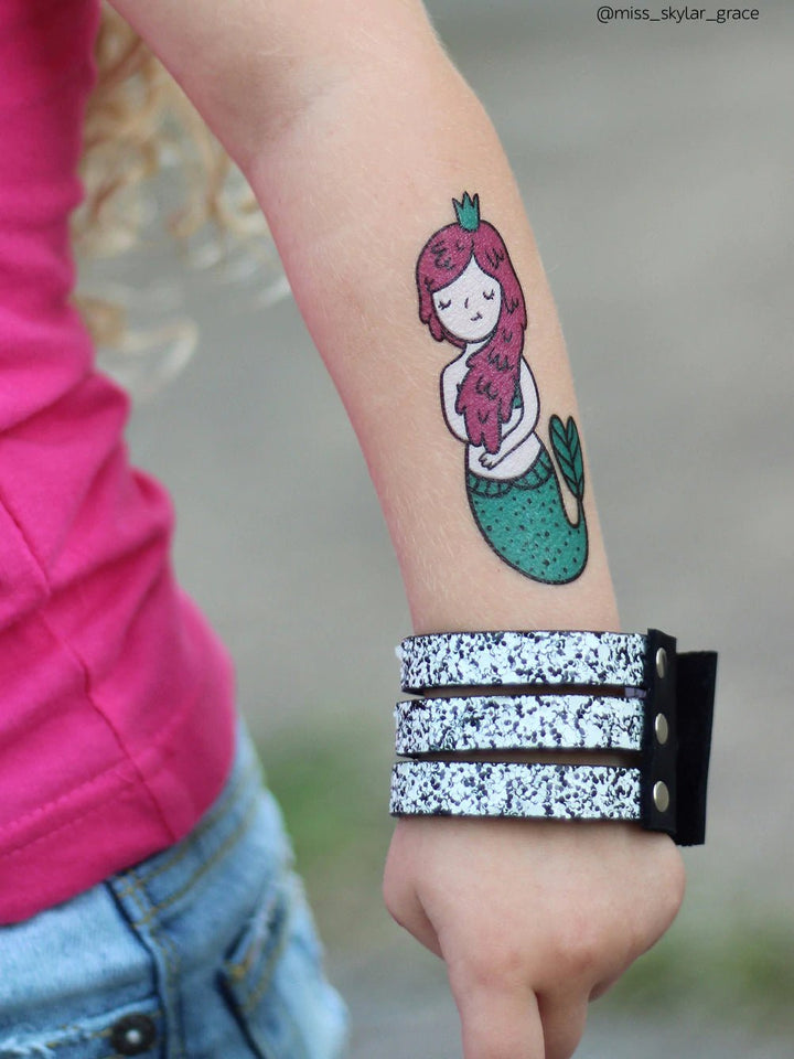 Ducky Street Little Mermaid Temporary Tattoos - #HolaNanu#NDIS #creativekids