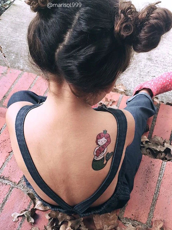 Ducky Street Little Mermaid Temporary Tattoos - #HolaNanu#NDIS #creativekids