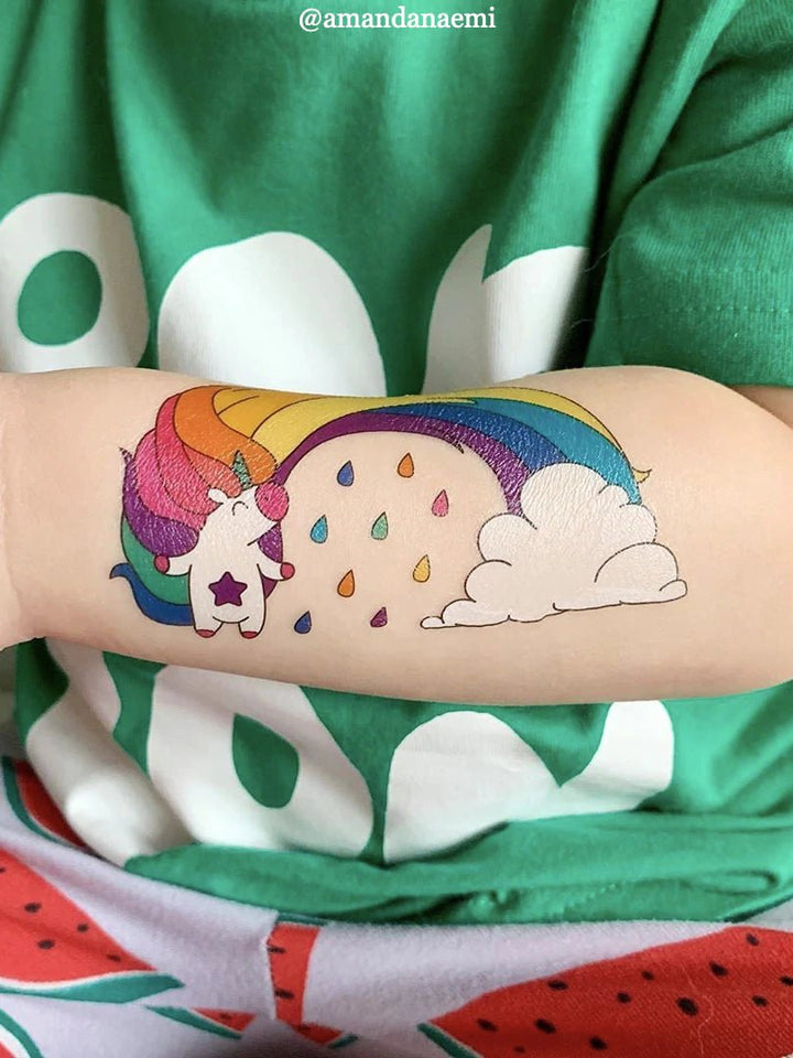 Ducky Street Little Unicorn Temporary Tattoos - #HolaNanu#NDIS #creativekids