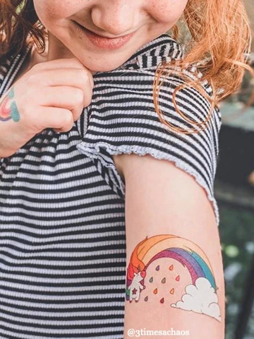 Ducky Street Little Unicorn Temporary Tattoos - #HolaNanu#NDIS #creativekids