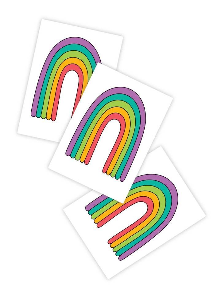 Ducky Street Pastel Rainbow Temporary Tattoos - #HolaNanu#NDIS #creativekids