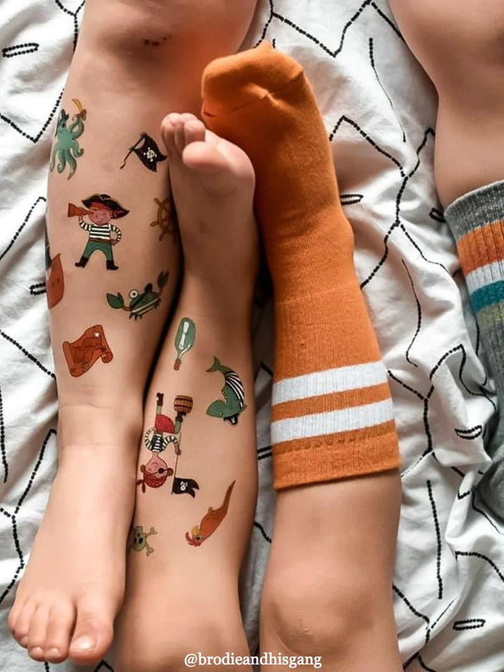 Ducky Street Pirates Temporary Tattoos - #HolaNanu#NDIS #creativekids