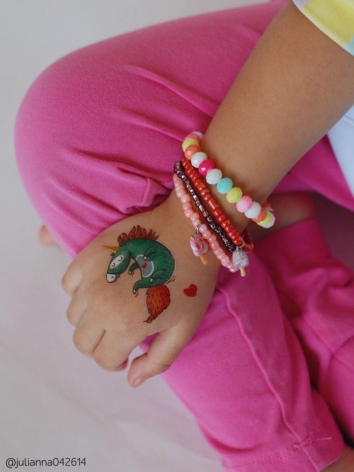 Ducky Street Rainbow Unicorns Temporary Tattoos - #HolaNanu#NDIS #creativekids