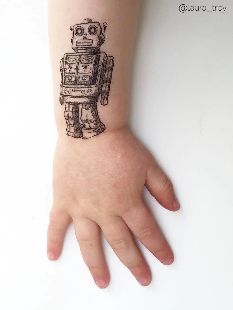 Ducky Street Robot Temporary Tattoos - #HolaNanu#NDIS #creativekids