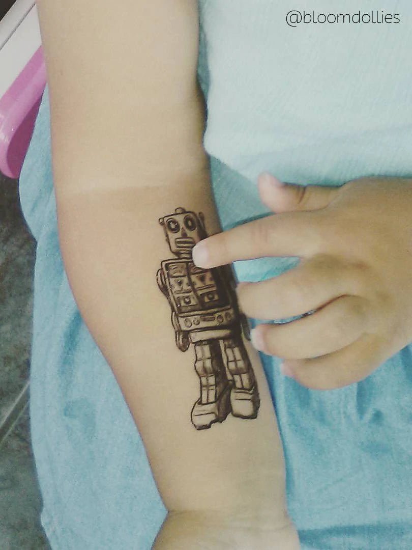 Ducky Street Robot Temporary Tattoos - #HolaNanu#NDIS #creativekids