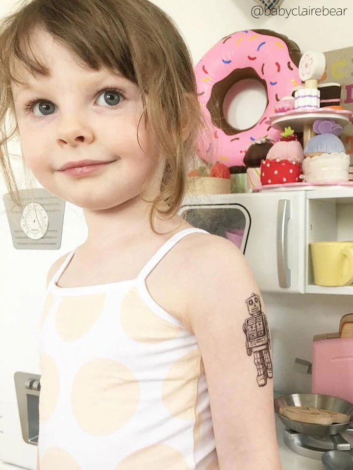 Ducky Street Robot Temporary Tattoos - #HolaNanu#NDIS #creativekids