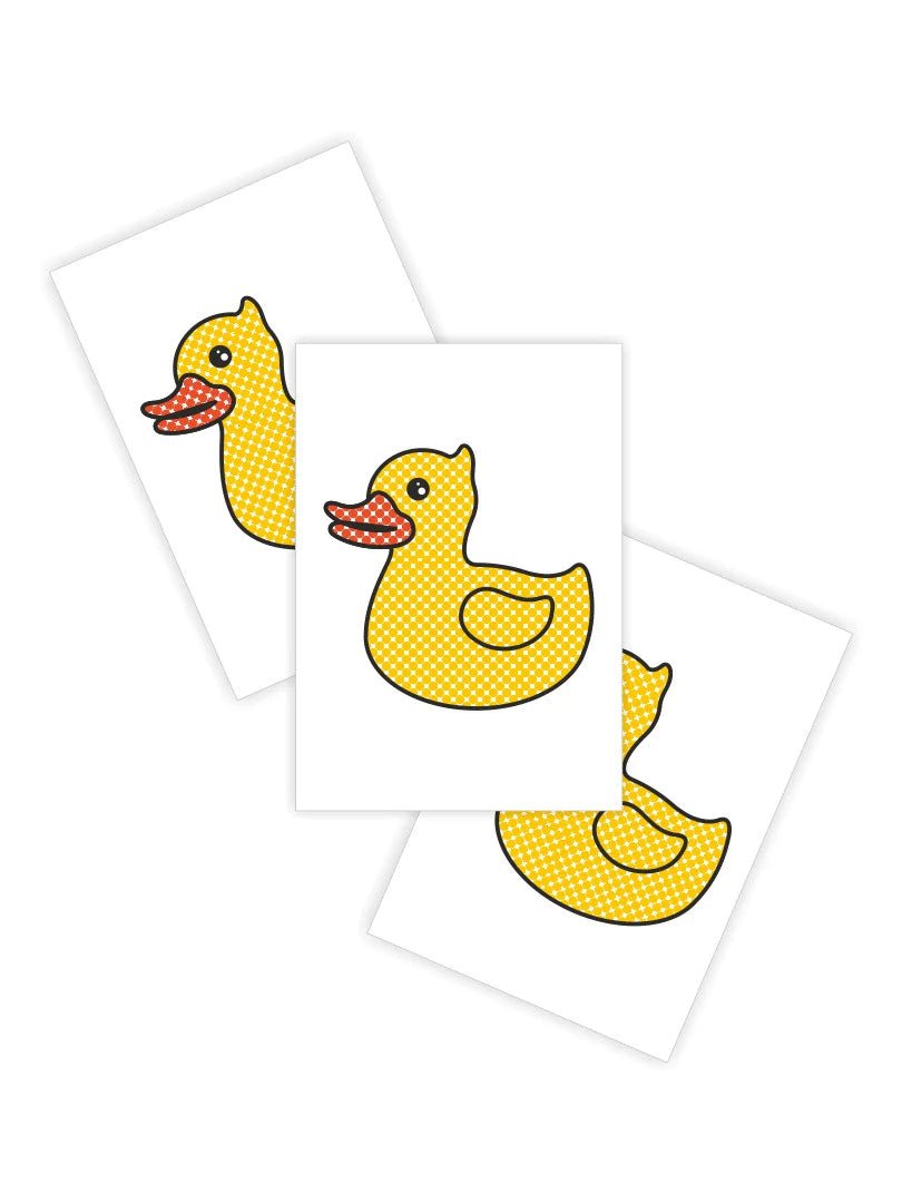 Ducky Street Rubber Duck Temporary Tattoos - #HolaNanu#NDIS #creativekids