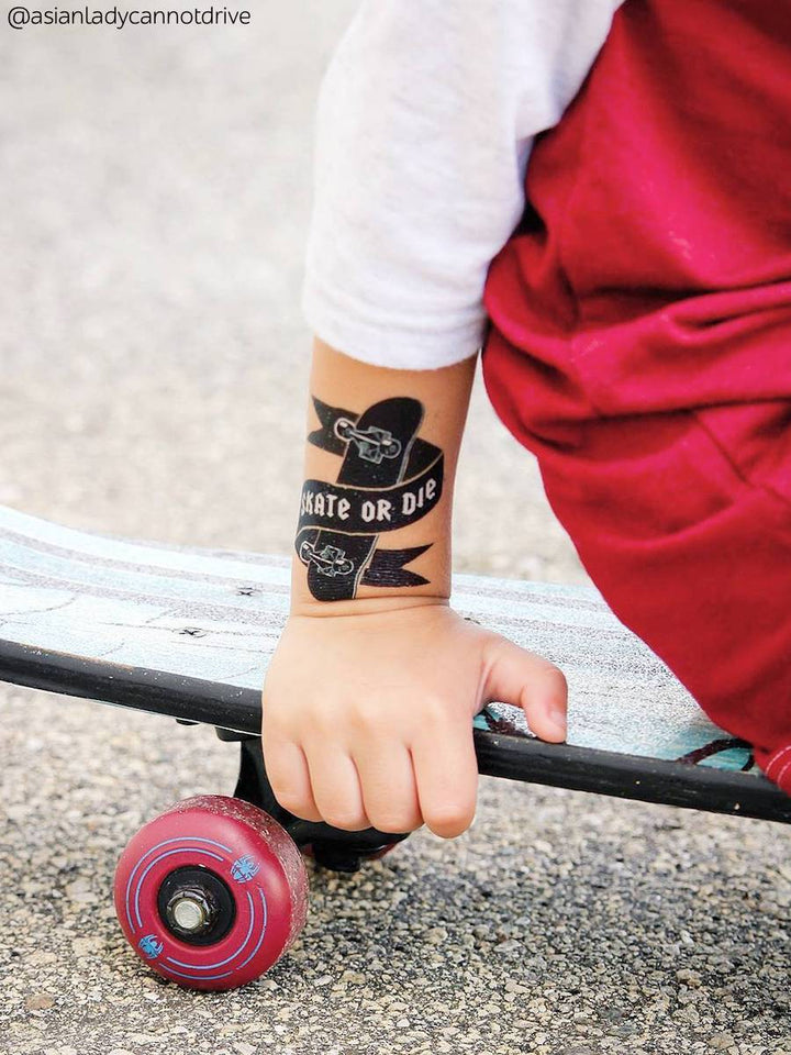 Ducky Street Skate Or Die Temporary Tattoo - #HolaNanu#NDIS #creativekids