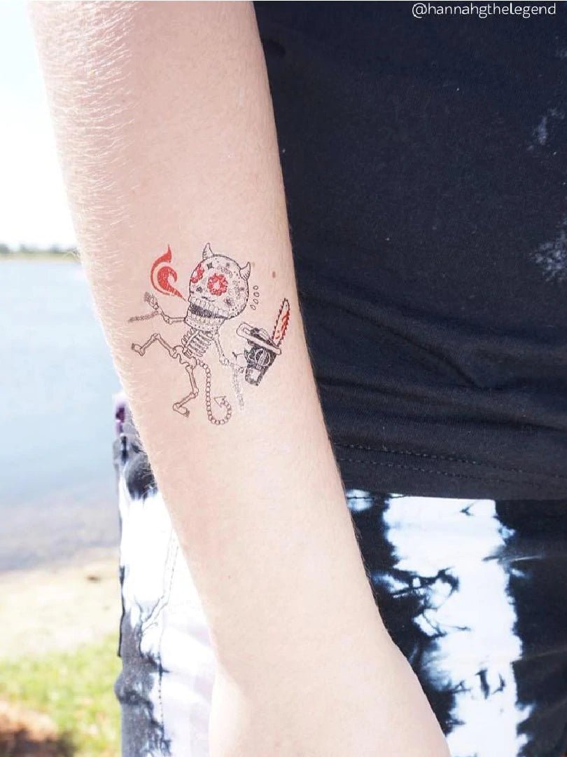 Ducky Street Skeletons Temporary Tattoos - #HolaNanu#NDIS #creativekids