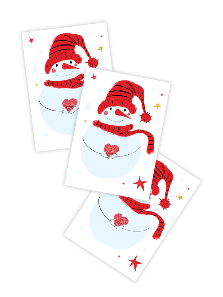 Ducky Street Snowman Temporary Tattoos - #HolaNanu#NDIS #creativekids