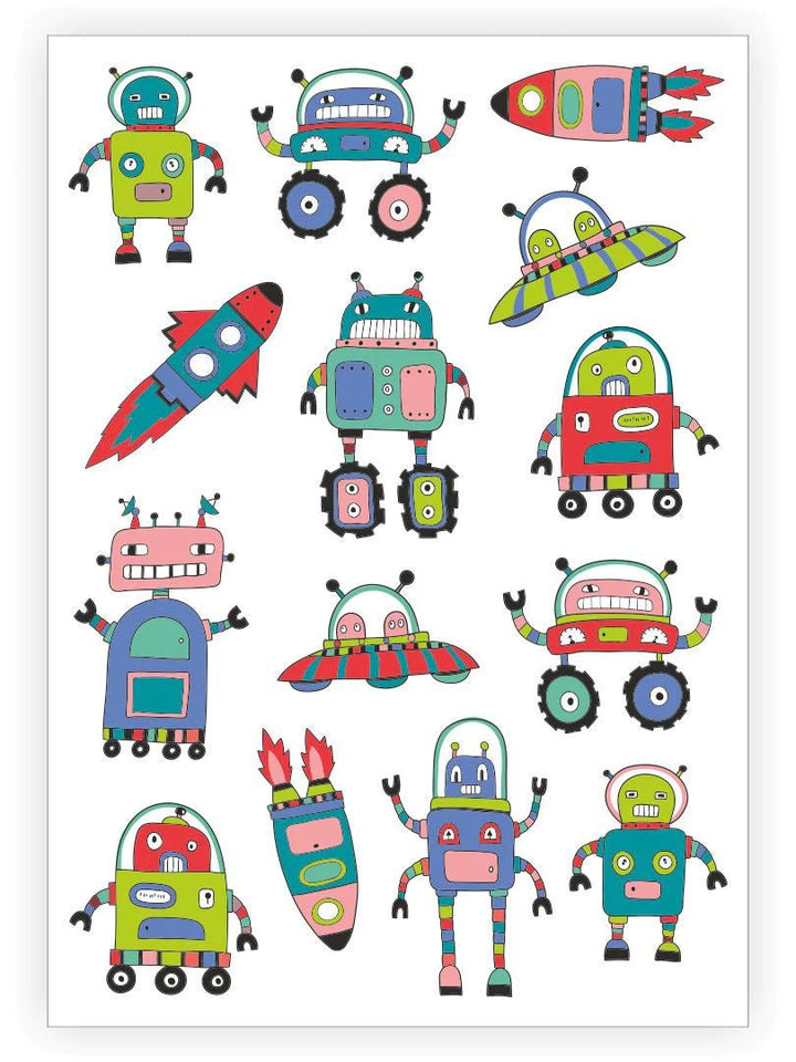 Ducky Street Space Adventures Temporary Tattoos - #HolaNanu#NDIS #creativekids