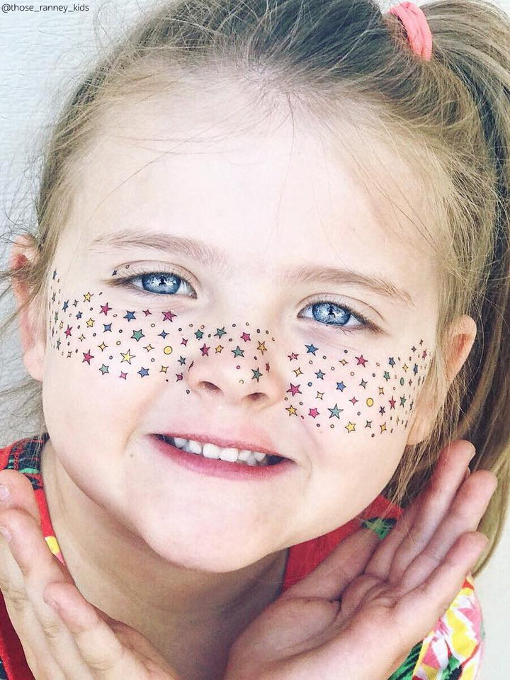 Ducky Street Star Freckles Temporary Tattoos - #HolaNanu#NDIS #creativekids