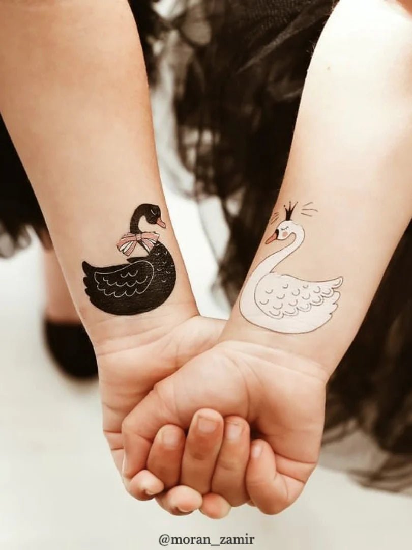 Ducky Street Swans Temporary Tattoos - #HolaNanu#NDIS #creativekids