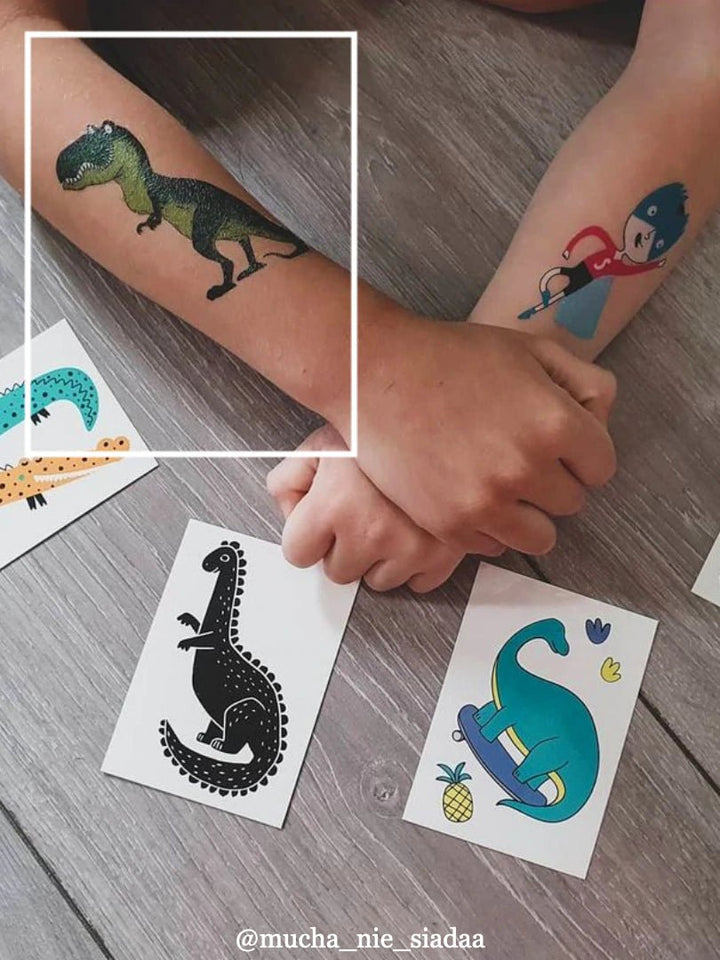 Ducky Street T-Rex Temporary Tattoos - #HolaNanu#NDIS #creativekids