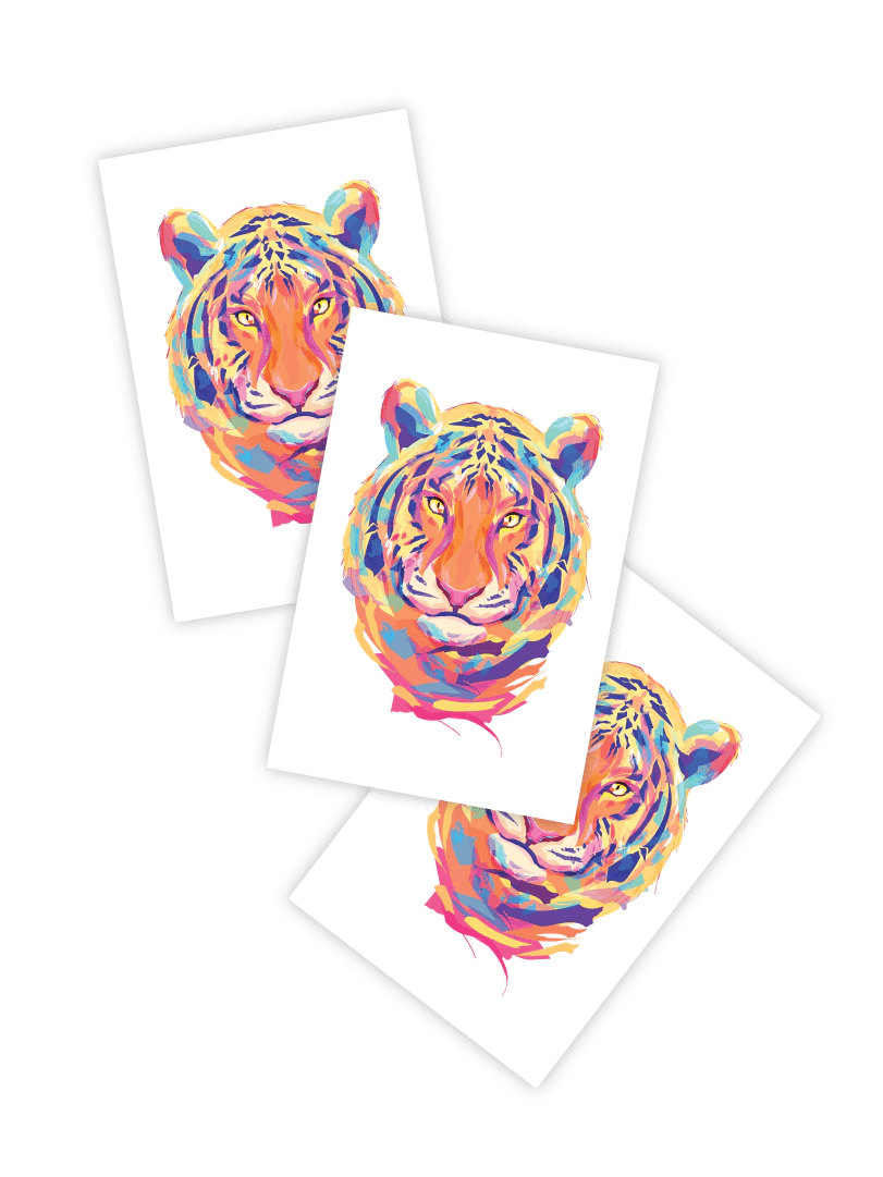 Ducky Street Tiger Temporary Tattoos - #HolaNanu#NDIS #creativekids