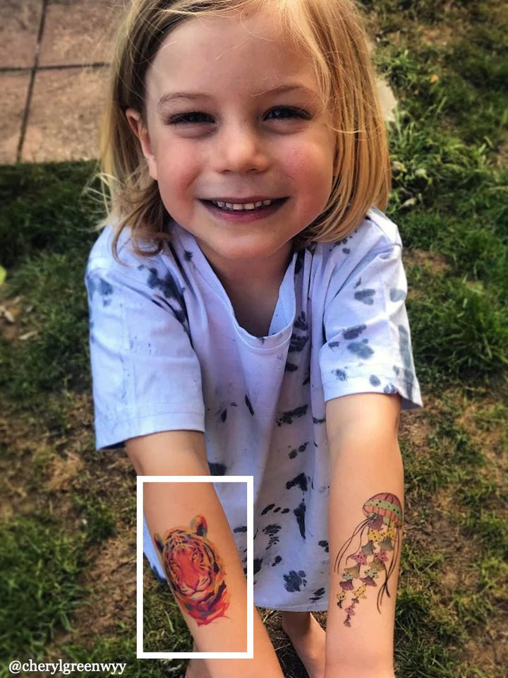 Ducky Street Tiger Temporary Tattoos - #HolaNanu#NDIS #creativekids