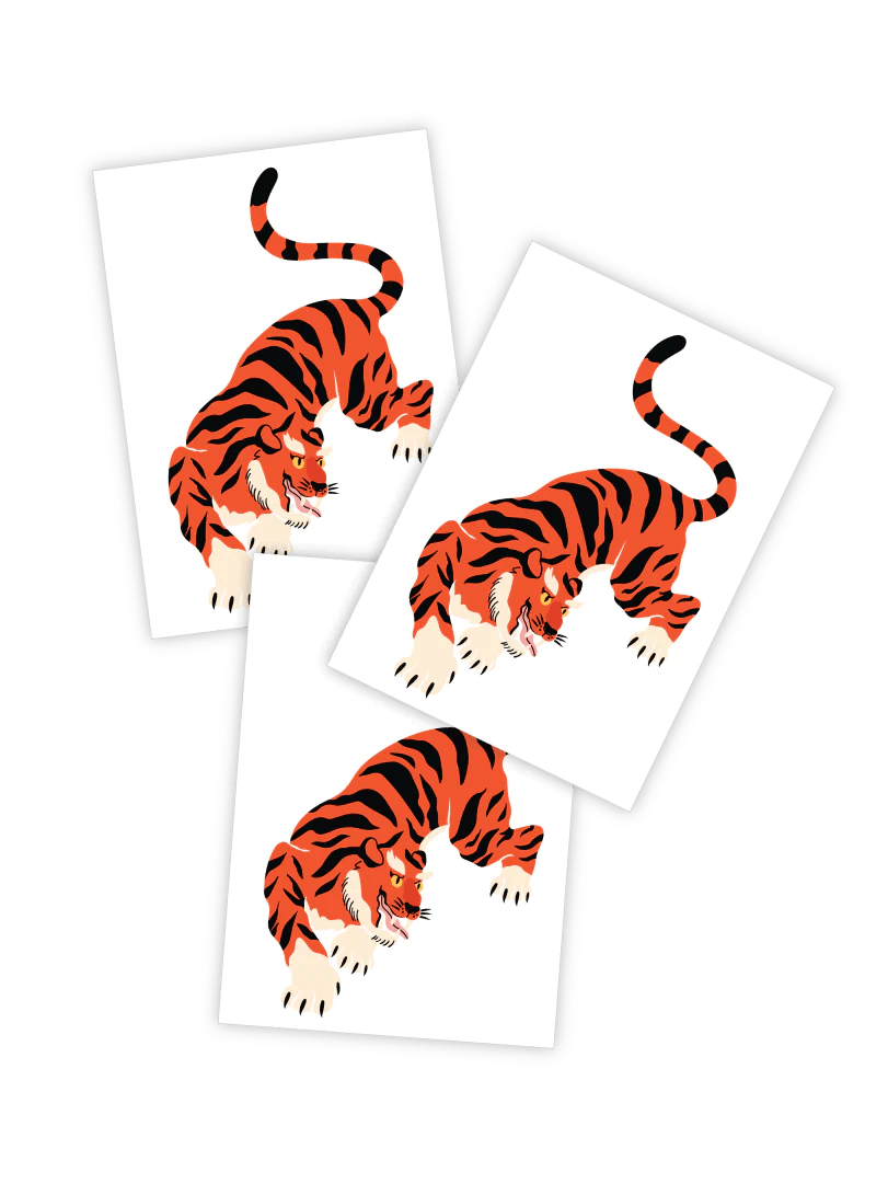 Ducky Street Tiger Temporary Tattoos - #HolaNanu#NDIS #creativekids