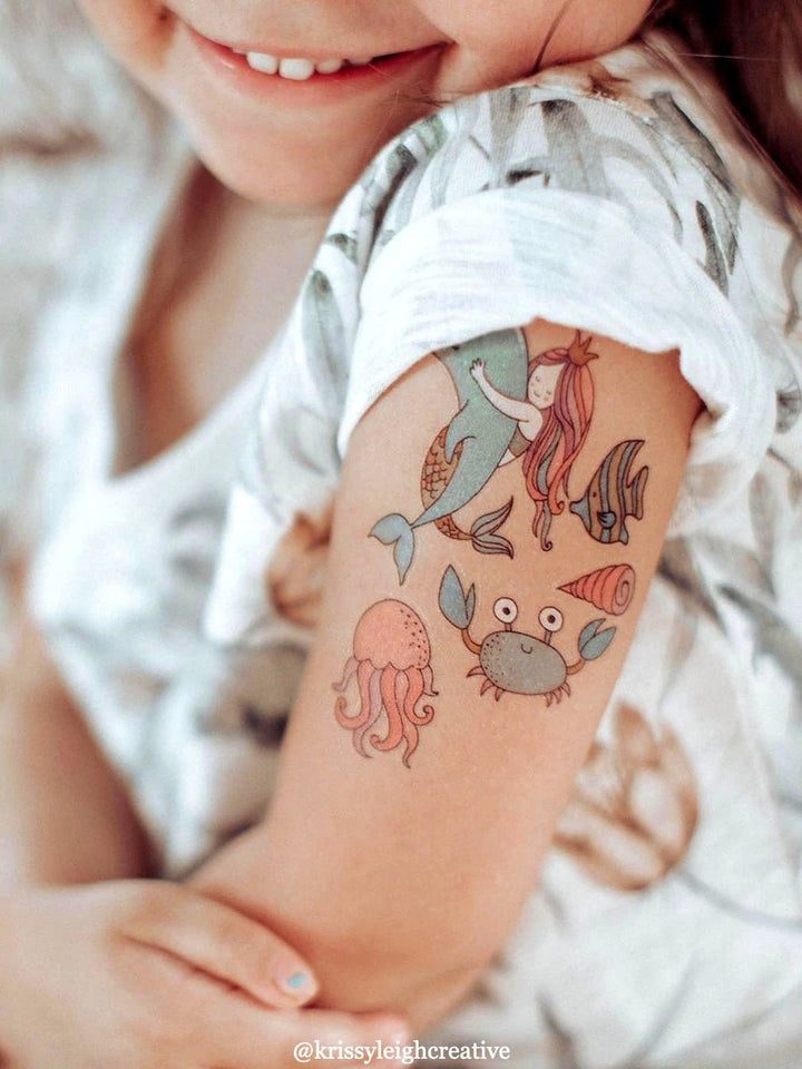 Ducky Street Under The Sea Temporary Tattoos - #HolaNanu#NDIS #creativekids