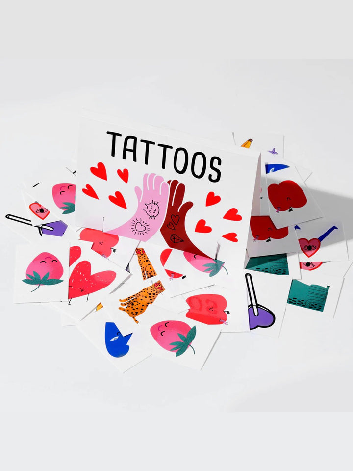 Ducky Street Valentines Temporary Tattoos Pack - #HolaNanu#NDIS #creativekids