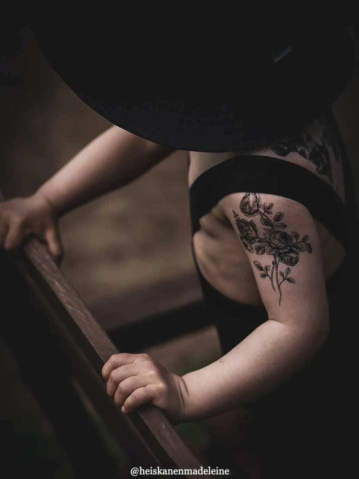 Ducky Street Vintage Flowers Temporary Tattoos - #HolaNanu#NDIS #creativekids