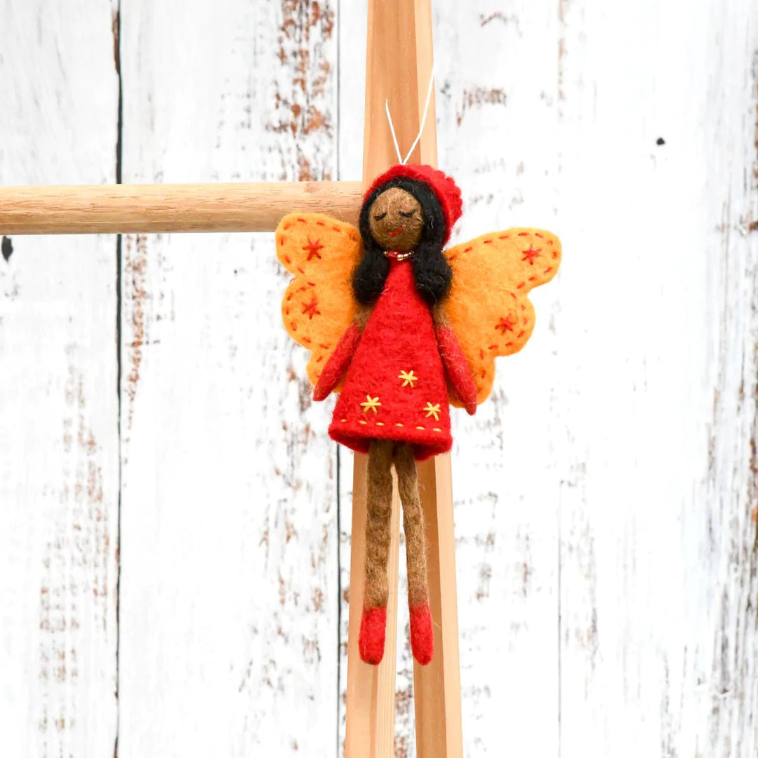 Felt Angel Fairy - Red Dress - #HolaNanu#NDIS #creativekids