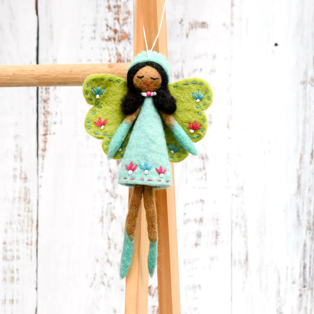 Felt Angel Fairy - Turquoise Dress - #HolaNanu#NDIS #creativekids