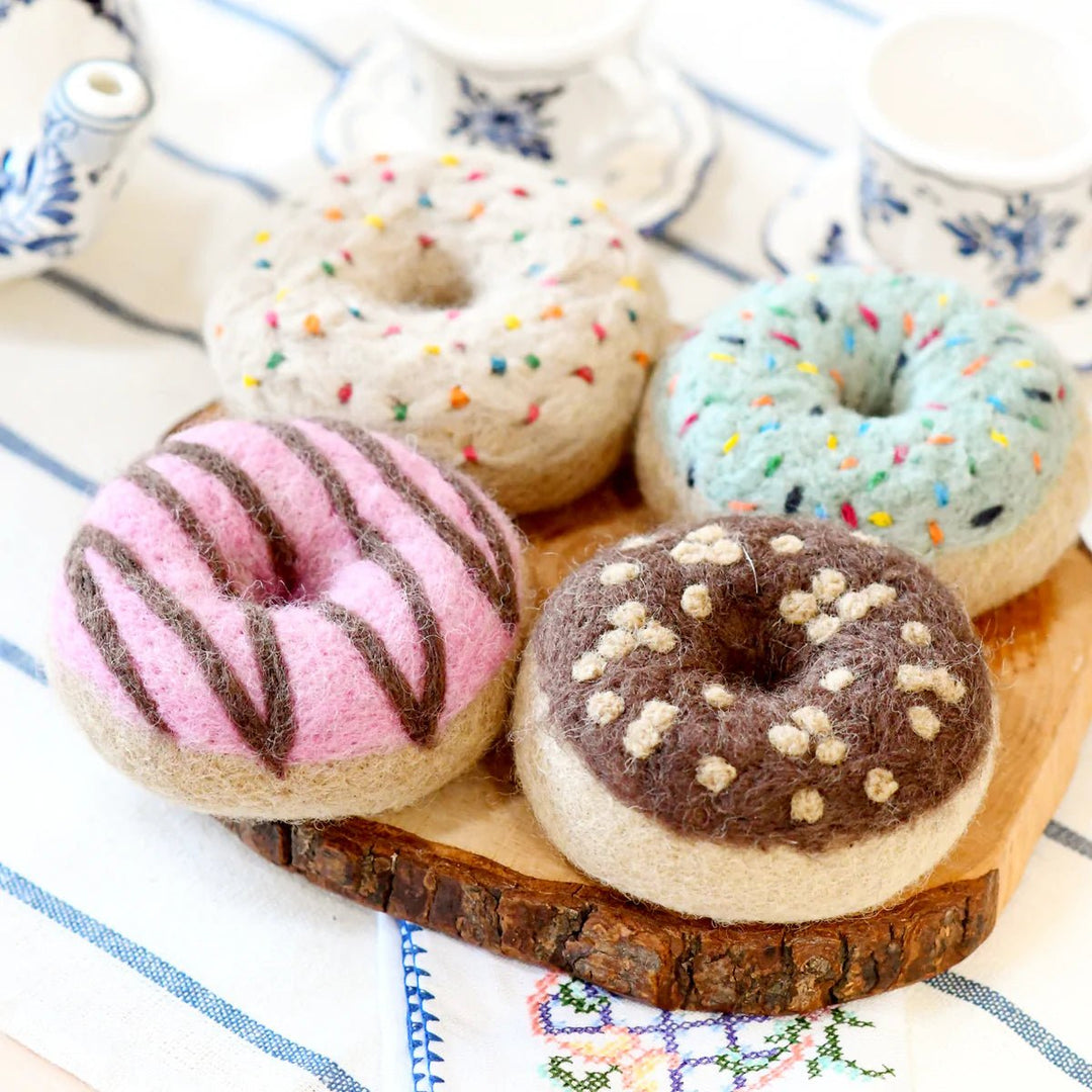 Felt Doughnuts Donuts (Set of 4) - #HolaNanu#NDIS #creativekids