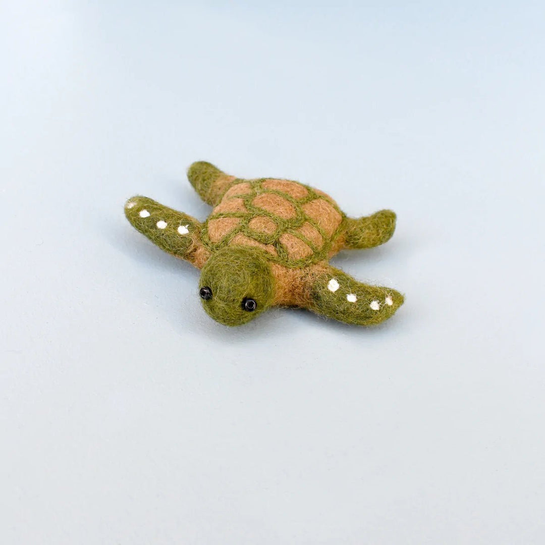 Felt Green Sea Turtle - #HolaNanu#NDIS #creativekids