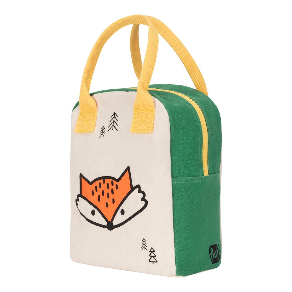 Fluf Zipper Lunch Bag - Fox - #HolaNanu#NDIS #creativekids