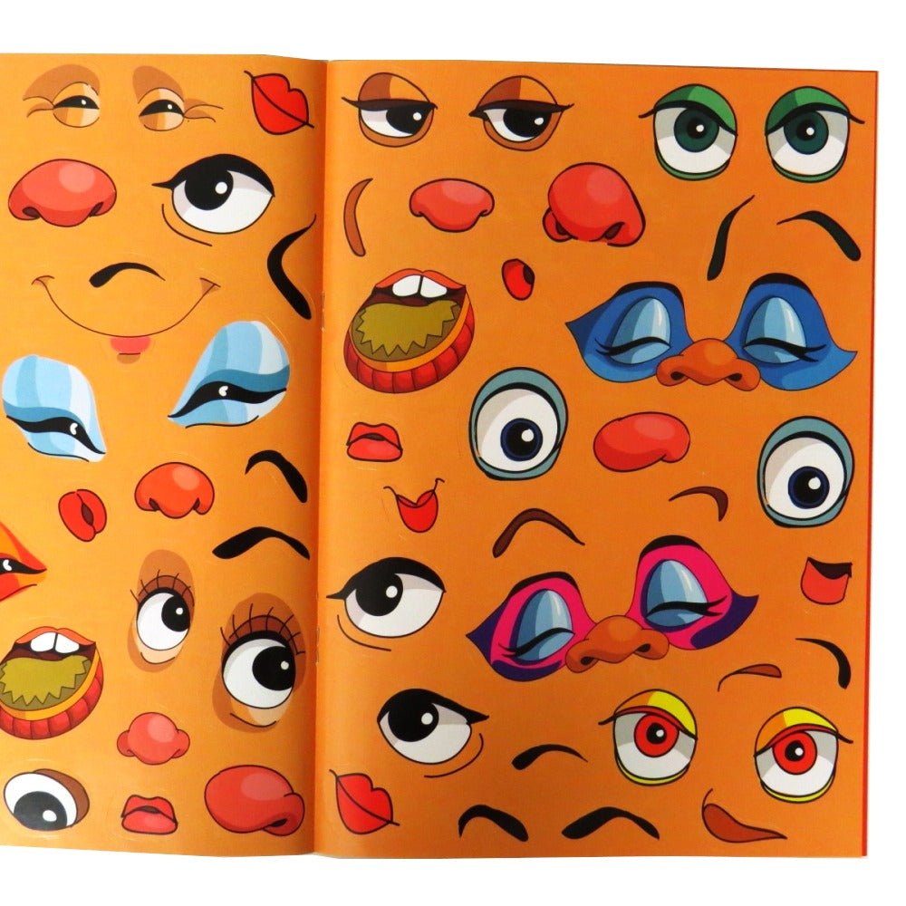 Funny Faces Sticker Book - Girl Themed - #HolaNanu#NDIS #creativekids