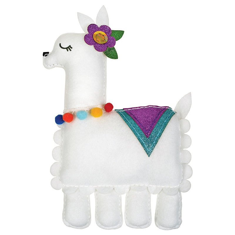 Glitterati Llama pillow craft kit - #HolaNanu#NDIS #creativekids