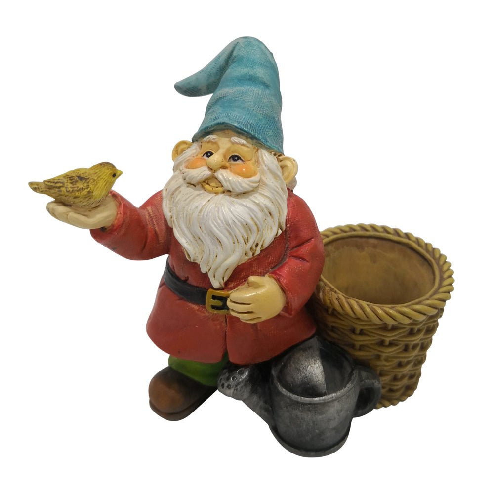 Gnome w/Basket Planter - #HolaNanu#NDIS #creativekids