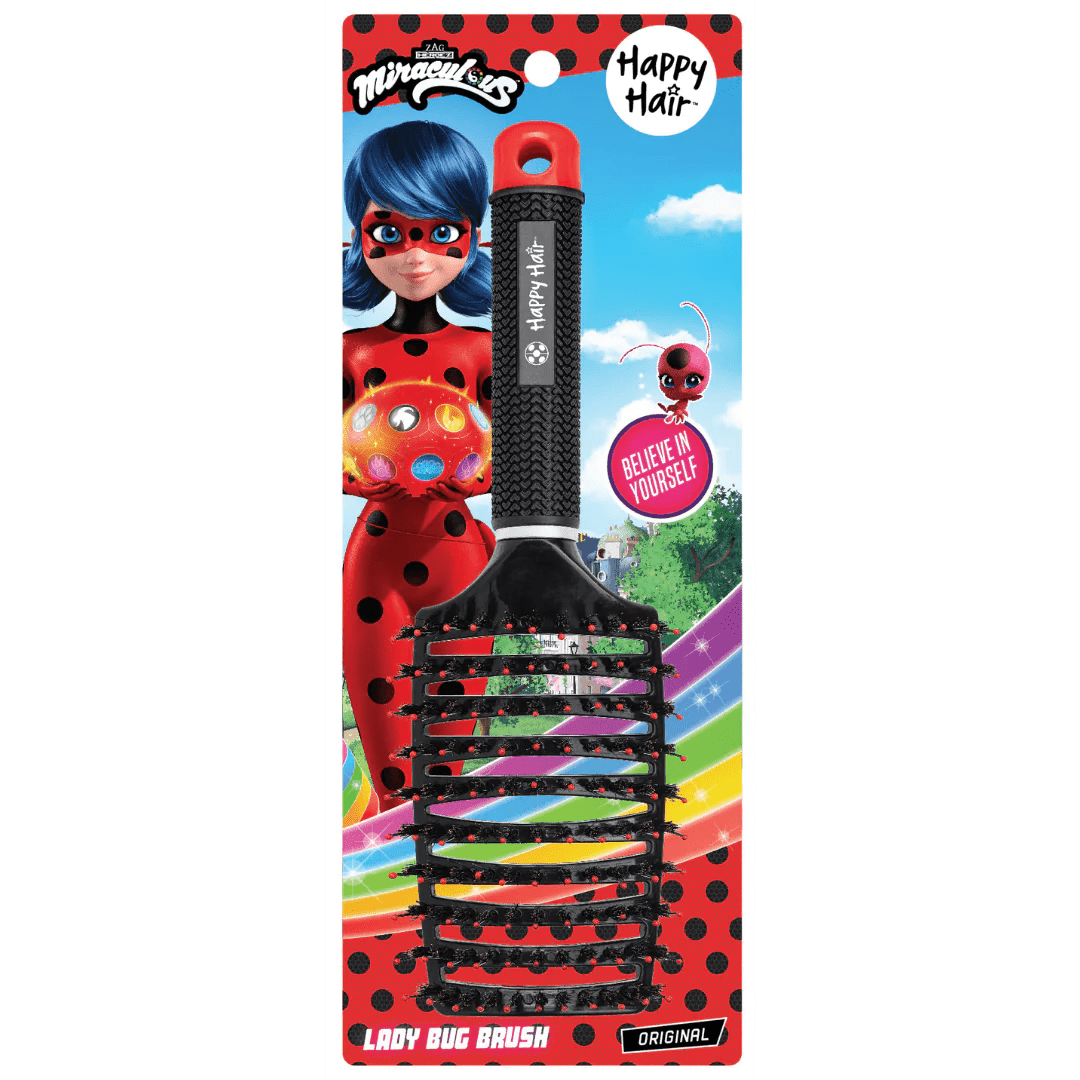 Happy Hair Brush - Miraculous Ladybug Original Brush - #HolaNanu#NDIS #creativekids