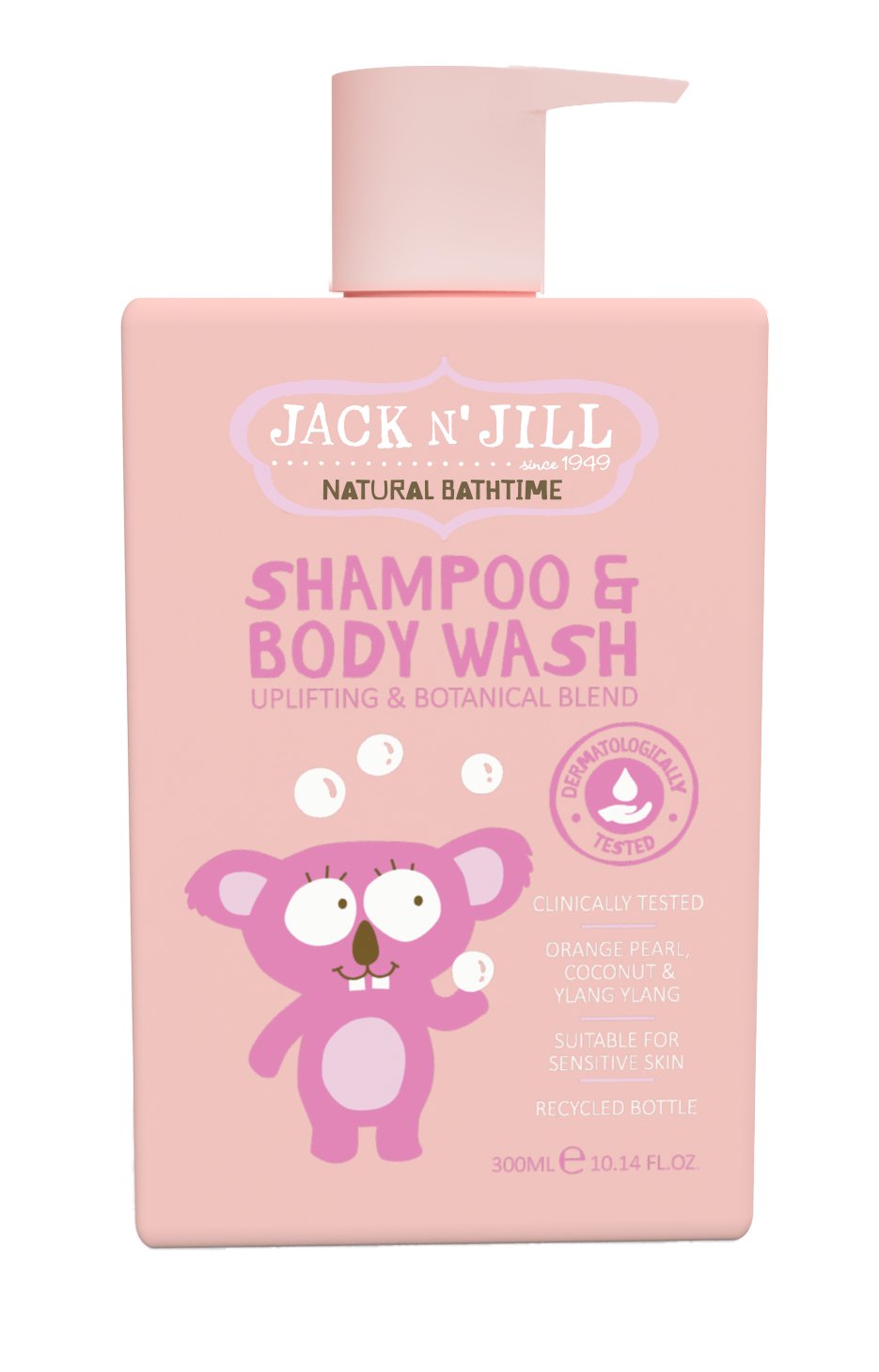 Jack N Jill Shampoo & Body Wash - 300ml - Pink - #HolaNanu#NDIS #creativekids
