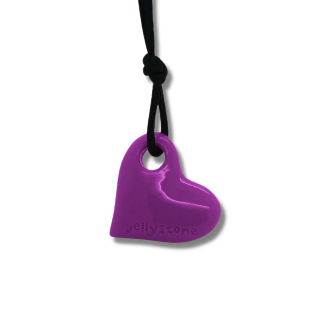Jellystone Heart Pendant - Purple - #HolaNanu#NDIS #creativekids
