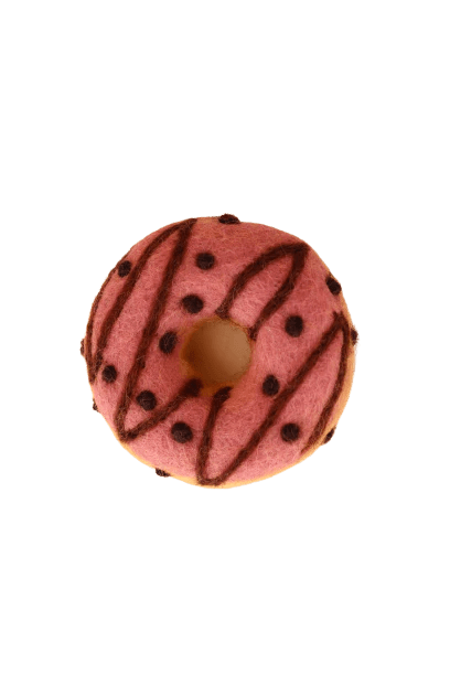 Juni Moon Donut - Pink Choc Stripe - #HolaNanu#NDIS #creativekids