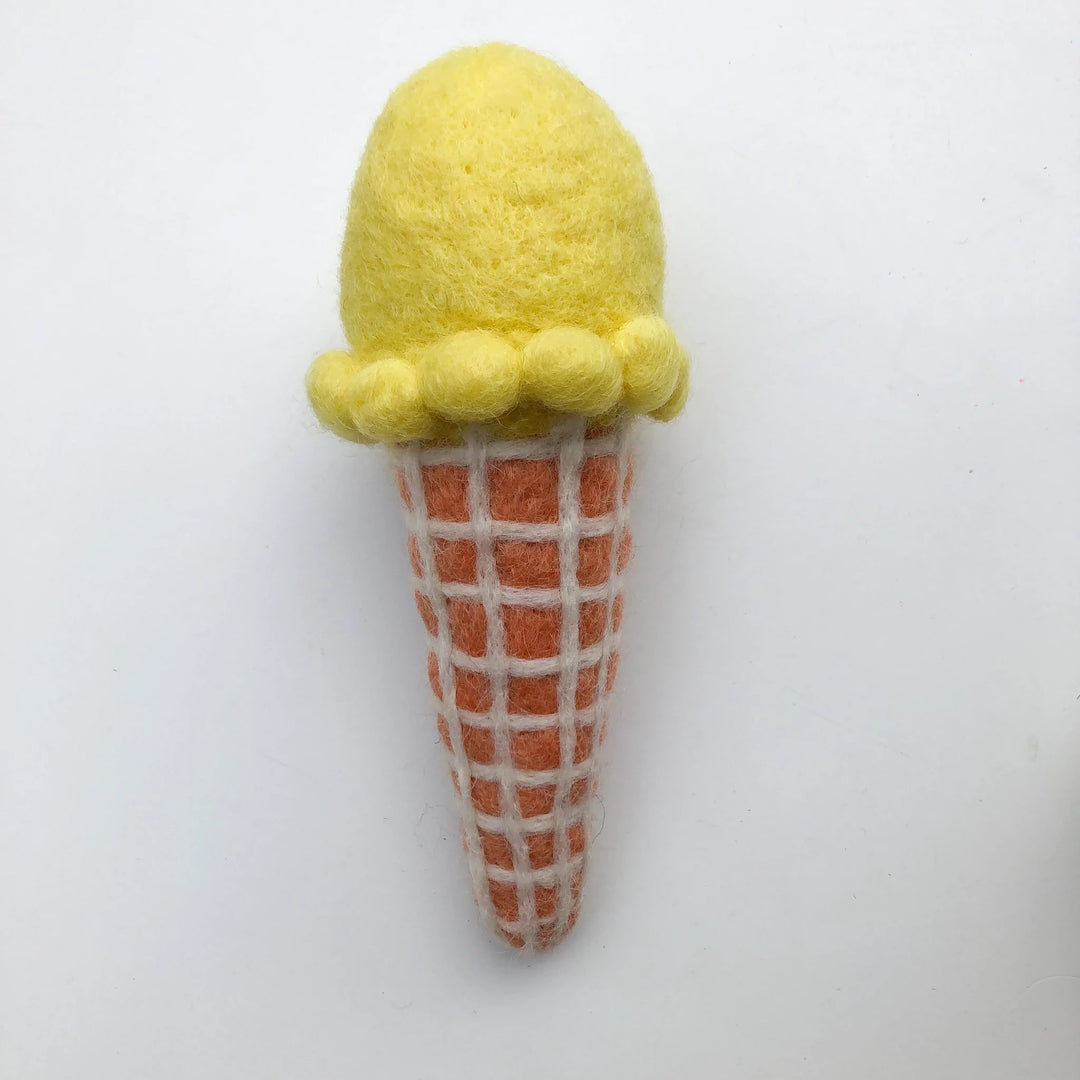 Juni Moon Felt Ice Cream - Banana - #HolaNanu#NDIS #creativekids