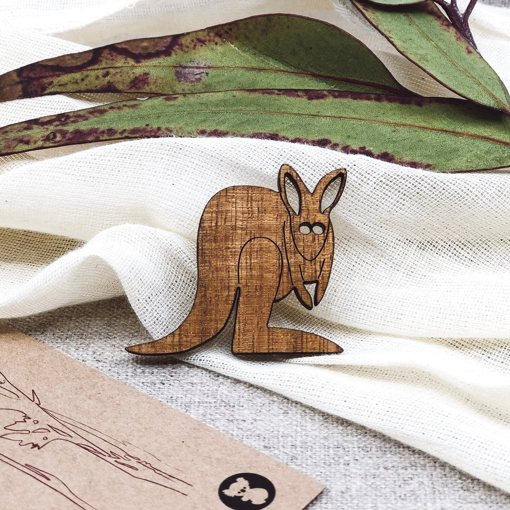Kangaroo Brooch - #HolaNanu#NDIS #creativekids