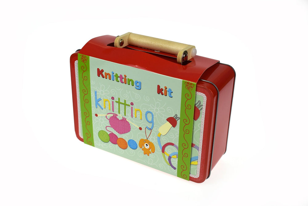 Knitting kit in tin case (NO instructions) - #HolaNanu#NDIS #creativekids