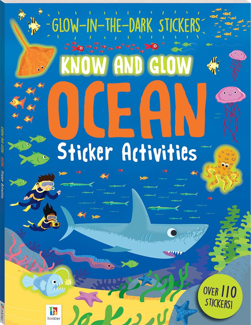 Know and Glow: Ocean Sticker Activities - #HolaNanu#NDIS #creativekids
