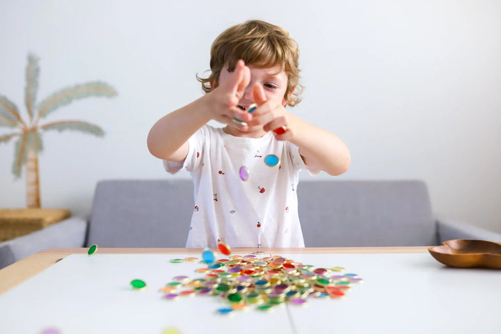 Learn & Grow - Metal Rimmed Counting Chips - #HolaNanu#NDIS #creativekids