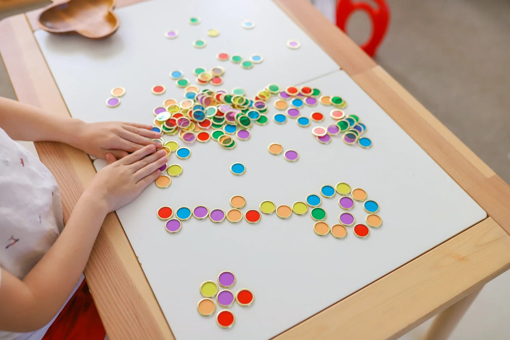 Learn & Grow - Metal Rimmed Counting Chips - #HolaNanu#NDIS #creativekids
