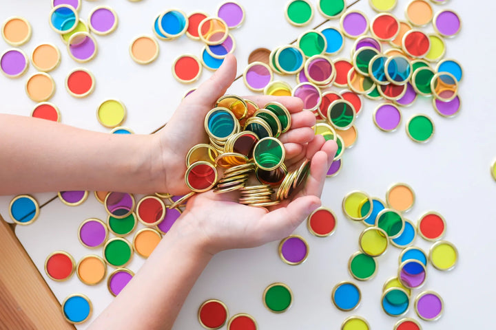 Learn & Grow - Metal Rimmed Counting Chips - #HolaNanu#NDIS #creativekids