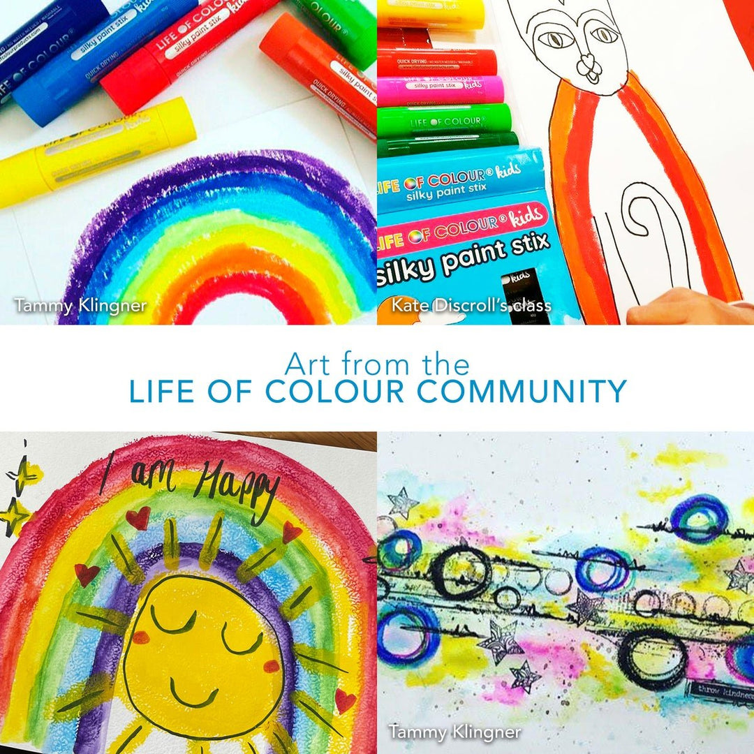 Life Of Colour Silky Paint Stix - #HolaNanu#NDIS #creativekids