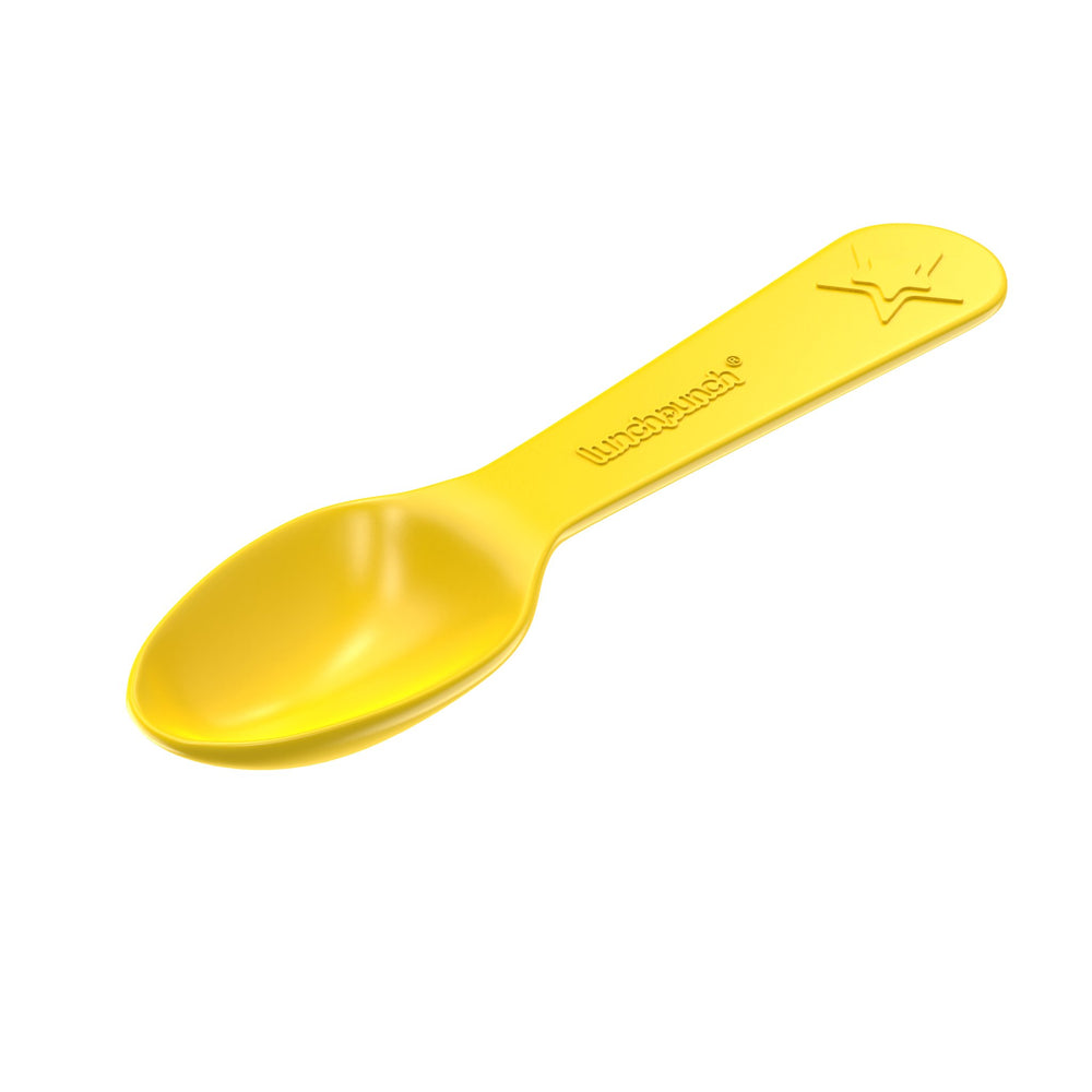 Lunch Punch Fork & Spoon Set - Yellow - #HolaNanu#NDIS #creativekids